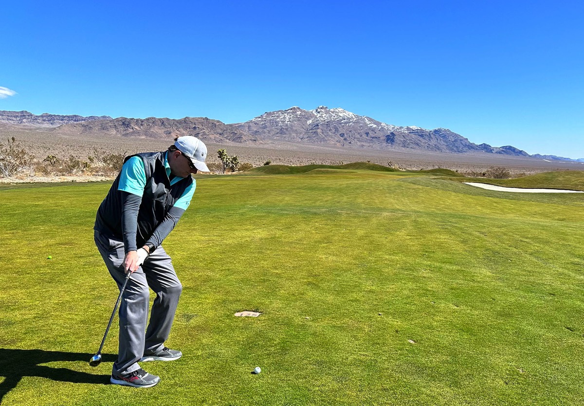 Working on that hip turn